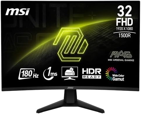 MSI Monitor Gaming mag 32C6, 1920x1080 (FHD), 31.5", 16:9, Curve ...