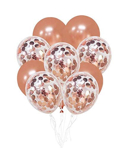 Image of Rozi Decoration Happy Birthday Decoration Items with Rose Gold Foil Curtain Backdrop | Birthday Decoration Items for Husband | Happy Birthday Decoration Items for Wife Pack of 39 Pcs