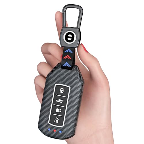 Image of keyzone ABS Car Key Cover for Tata Harrier 2026, Safari 2026, Sierra 2025, Curvv, Curvv EV Smart Key (Black)