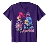 Kids Shimmer and Shine Just Add Sparkle Flying Portrait T-Shirt