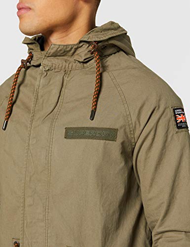 Superdry Aviator Rookie Parka Giacca, Verde, XL