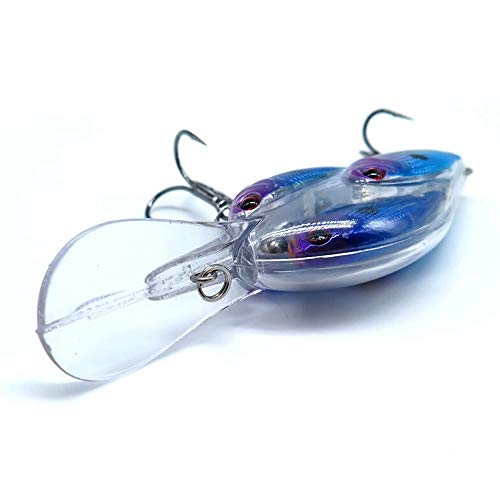 Kit Isca Artificial 3D Cardume 9,7cm 17g com 5un