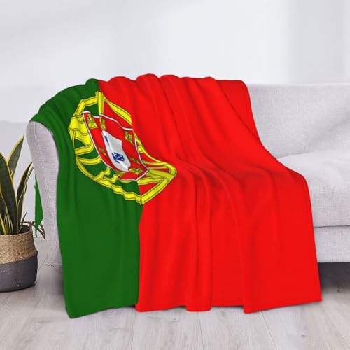 Couverture drapeau Portugal EdWal un cadeau idéal en microfibre douce