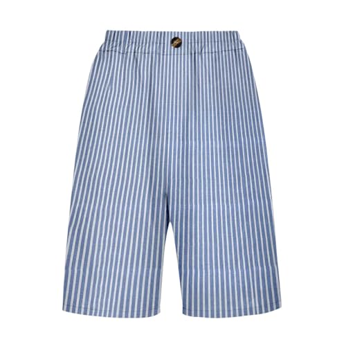 Short femme avec poches à taille élastique et ourlet fixe - 4