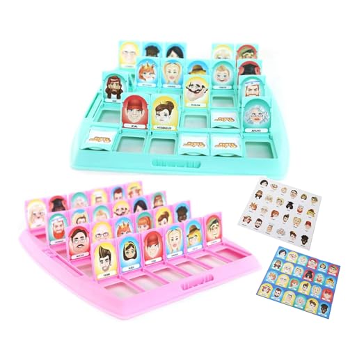 Quien Es Quien, Quien Es Quien Infantil, Quien Es Quien Juego De Mesa, Adecuado para El Clásico Juego De Mesa, Gamespara Family Parents Niños, Regalo para Niños, Adecuado para Niños y Niñas