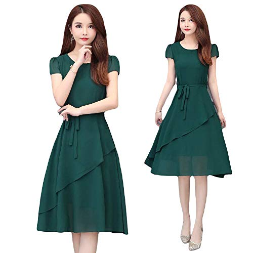 Western knee length cotton frocks for ladies Clearance