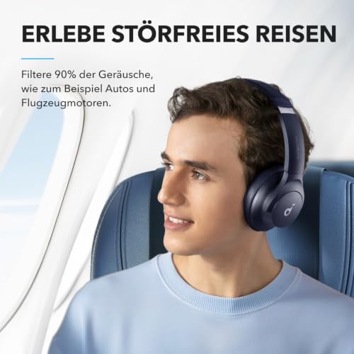 Soundcore by Anker Q20i kabelloser Bluetooth Over-Ear-Kopfhörer – Ansicht 2