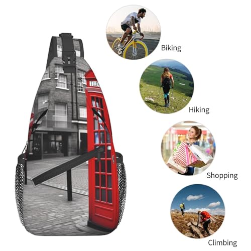 Mochila cruzada tipo bandolera negra para adulto miniatura 7