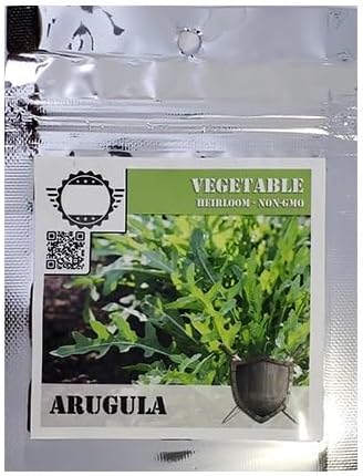 F1 HYBRID SLOW BOLT ARUGULA SEEDS FOR PLANTING - 200 Seeds
