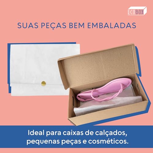 Papel de Seda 25x35cm Branco - 200 Folhas