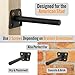 EVALD Hidden Floating Shelf Bracket | 8-Inch Heavy Duty Blind Shelf Support | Kitchen & Fireplace Mantel Bracket | Invisible Wall Mount Bracket 4 Pack