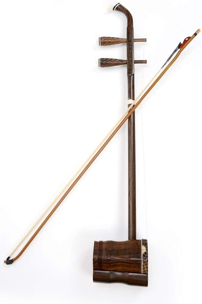 LANDTOM African Guibourtia Erhu Chinese 2-string Violin Fiddle Musical Instrument With Free Accessories Available In All Regions (CGB2)