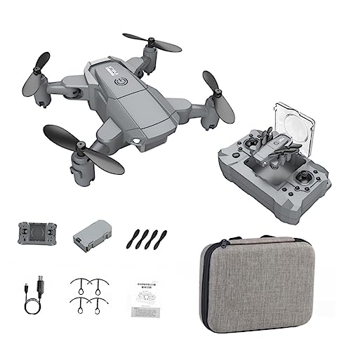KOMBIUDA 1Juego Mini Dron Plegable Con Cámara Quadcopter Uav Rc Profesional Teledirigido De Usar Para Aéreas y Principiantes