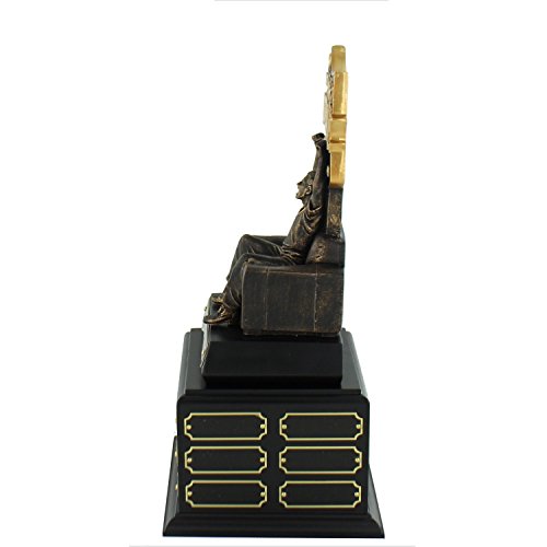 Customizable Fantasy Football Perpetual Trophy With 1 Header Plate And 24 Name Plates, Includes Personalization #TOP2
