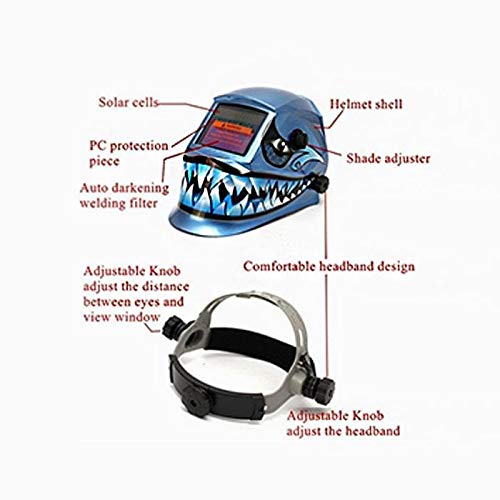 Masque Soudure,Masque Soudure Automatique Soudage Masque assombrissement de soudure Casque de soudage automatique solaire Broyage