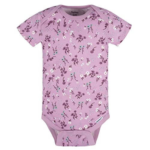 Image of Gerber Unisex Baby 5-Pack Short Sleeve Variety Onesies Bodysuits
