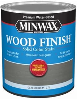 Minwax® Wood Finish® Water-Based Solid Color Stain, Classic Gray, 1 Quart