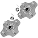 Caltric 2 Rear Axle Wheel Hub Nut for Honda Trx250 Trx250Te Trx250Tm Recon 250 2X4 1997-2019
