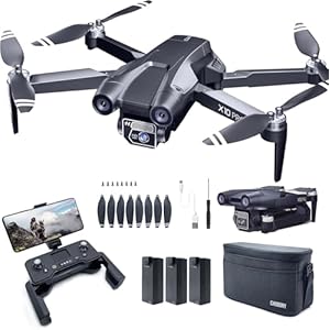 CHUBORY X10 PRO GPS Drone with Camera for Adults 4K UHD, 90 Min Long Flight Time,3280 FT Long Control Range, Auto Return, Follow Me, Brushless Motor, 5G FPV RC Quadcopter for Beginners(