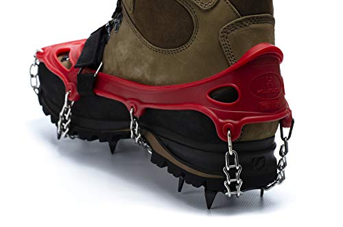 Hillsound Trail Crampon Traction Device, Red, Medium