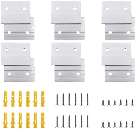 Aazon.co: Bikykose Cleat Picture Hanger Hardware Kit - 2 Pairs 6