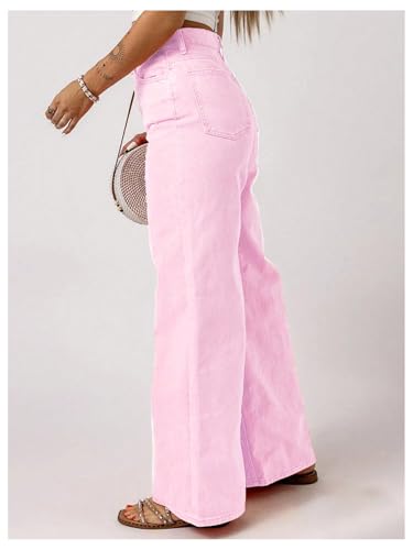 SOLY HUX Women's Wide Leg High Waisted Loose Jeans Dressy Casual Denim Pants2