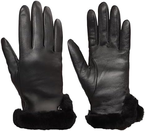 UGG 手袋Sheepskin Vent Glove UGG Women's Leather Sheepskin Vent Gloves with Conductive Tech