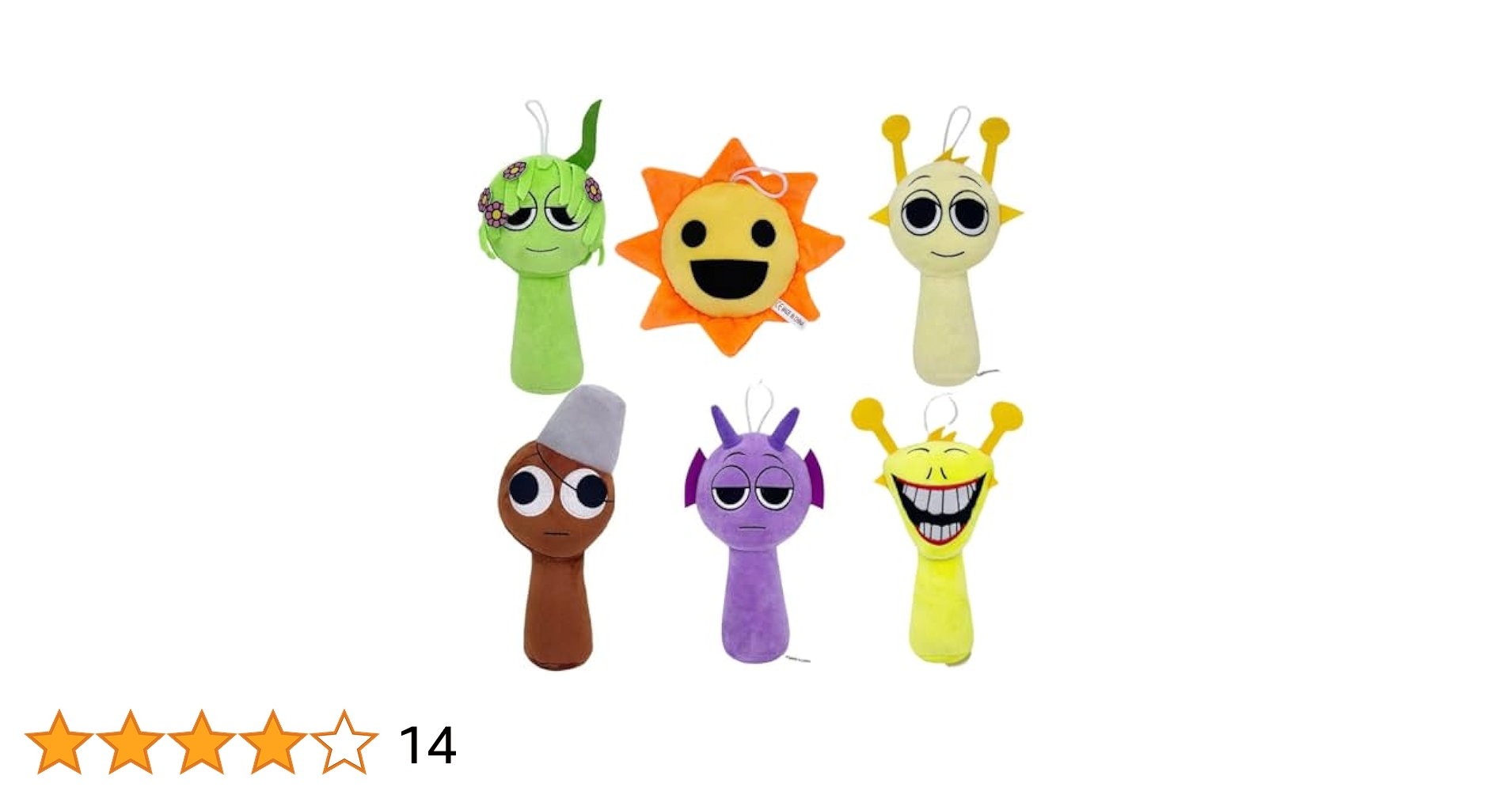 bluesky2点 信楽のかわいいやつ 徳利形オブジェとゴムの球体 Amazon.co.jp: Splanky Plush Toy (Set of 6) Doll, Horror Game