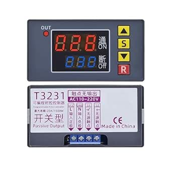 1 шт. AC 110 В 220 В T3231 T3230 Цифровой таймер с LED-дисплеем переключатель управления циклом регулируемый таймер задержка по времени T3231 AC 110 220 В