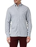Tommy Hilfiger Herren Natural Soft Micro PRT Rf Shirt Hemd, Desert Sky/White, XL