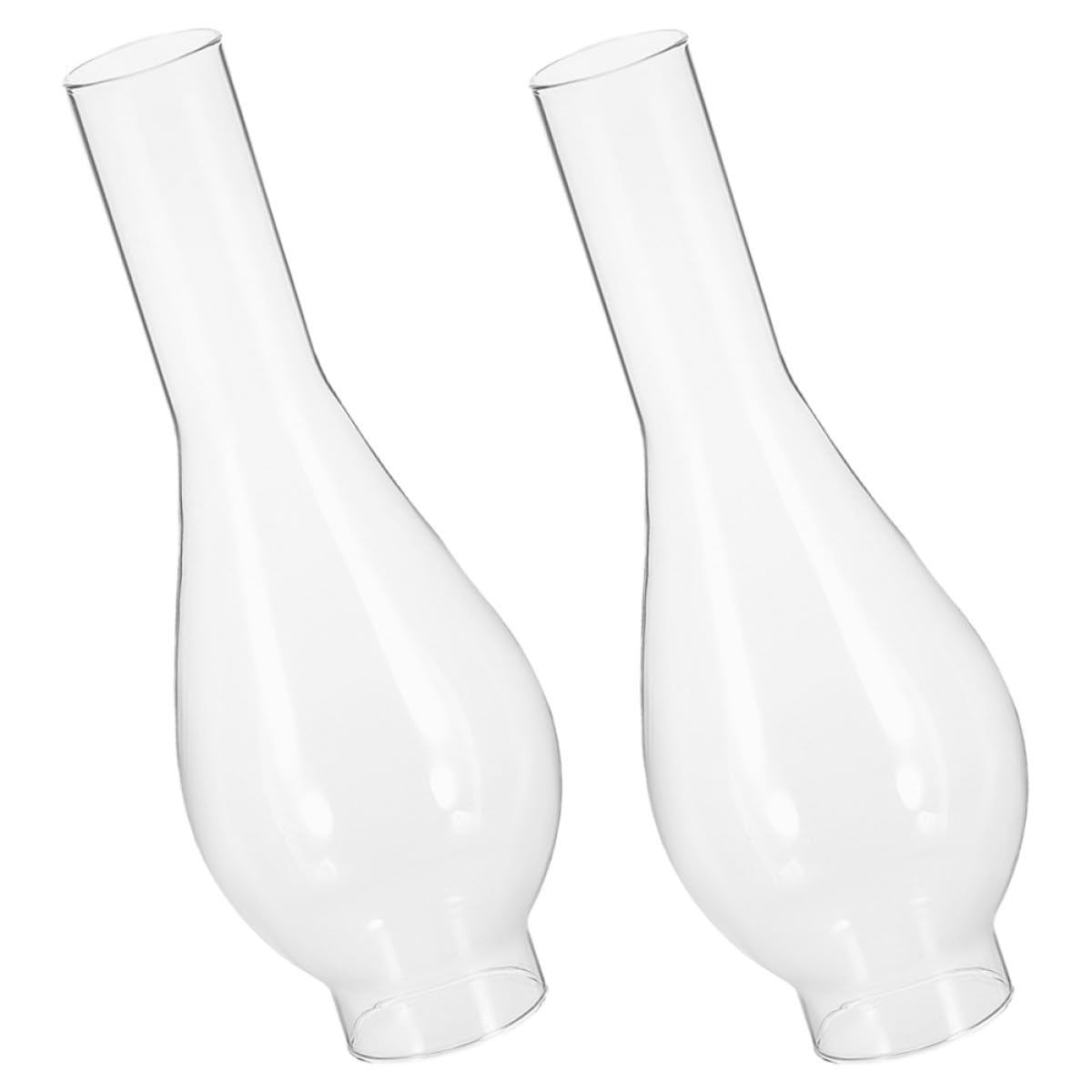 2pcs Paralume In Petroleum Sostituzione Della Lampada A Olio Canna Chiaro Paralume Olio Sostituzione Della Lampada A A Petr di Ricambio Vetro