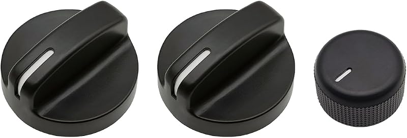 Kit de 3 manoplas de controle do ar-condicionado e aquecedor LXROAR01 para Dodge, Chrysler e Eagle