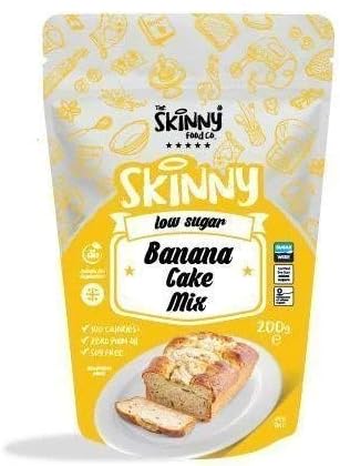 The Skinny Foods Not Guilty Low Calorie Banana Cake Mix, 200 g