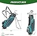 XDriveMax 8 Pieces Complete Mens Golf Club Set Right/Left Hand for Men Women Includes Stand Bag with Rain Hood, 3# Fairway Wood with Head Covers, 5# Hybrid, 5#, 7#, 9# S# Irons and Putter