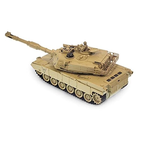 s-idee® Battle stridsvagn 99803 1:28 med integrerat infrarött stridsystem 2.4 Ghz RC R/C