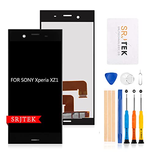 SRJTEK For Sony Xperia XZ1 G8341 G8342 5.2インチ SO-01K SOV36 修理および交換LCD液晶ディスプレイ タッチパネルデジタイザアセンブリ+修理工具 画面保護フィルム付き