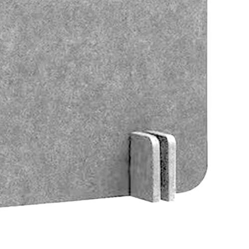Cabine insonorisée légère et panneau de séparation de table gris