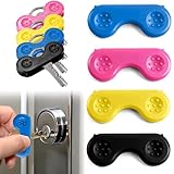 4 Pack Key Turner Hilfe, Ergonomischer Schlüsselhalter für Menschen mit Arthritis, Parkinson, Behinderung, bequemer und einfacher Griff für schwache Hände, leicht, Click-on-Design, geeignet für flache