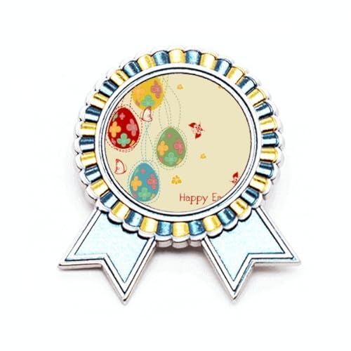 Broche cheval colorée en métal bijou fantaisie taille M pour Pâques