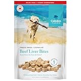 Caledon Farms, Value Pack Freeze Dried Beef Liver Bites, 355 g, Dog Treats