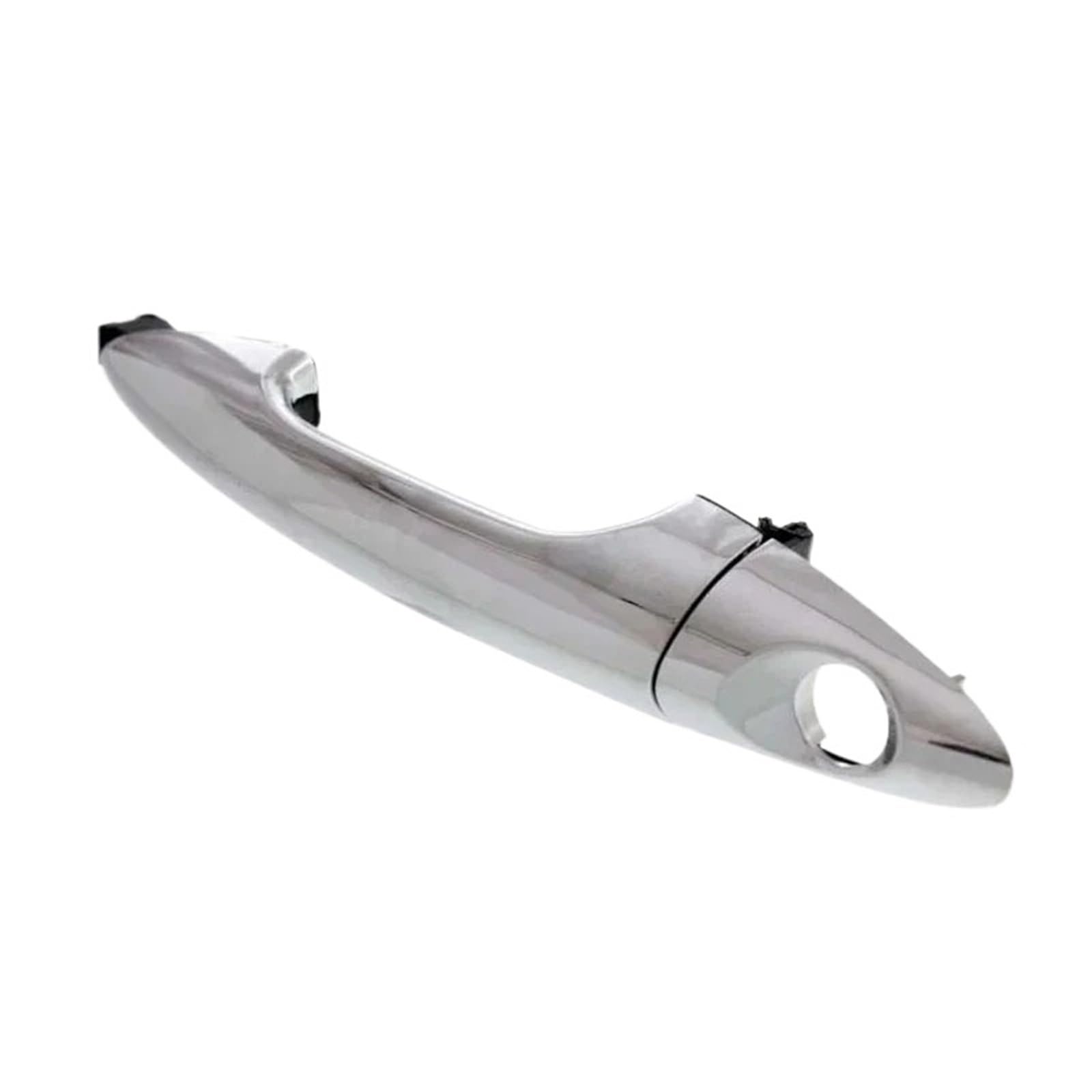 DUHNXUJ Car Door Handle for Hyundai for Accent 1.6L I25 2011-2017 Black Chrome Outside Door Handle(Chrome Front Left)