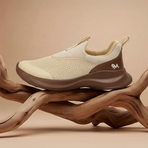 Image of Neeman's Mono Curve Men Slip On Shoes | Breathable Stretch Knit Casual Sneakers | Lightweight EVA Pebble Grip Sole | Foam Cushioned Footbed | Comfortable Everyday Walking Shoes