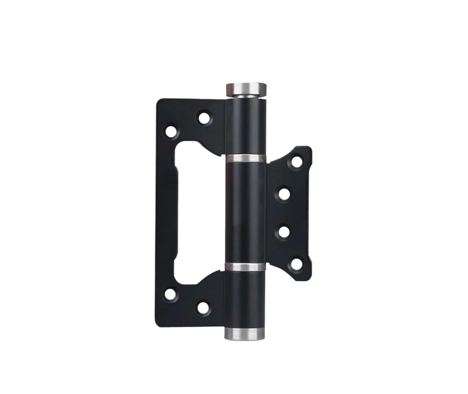 Rugaikerba No Groove-Black Hydraulic Door Hinge, Aluminum Alloy Adjustable Hinges
