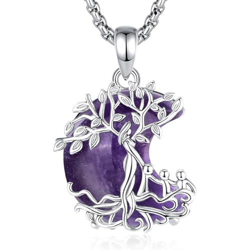 Pierre Protection Cadeau pour Femme : le collier arbre de vie contre le stress