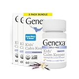 Genexa Calm Keeper for Children - 180 Tablets (3 Pack) | Certified Organic & Non-GMO, Physician Formulated, Homeopathic | Calming & Relaxation Aid for Children