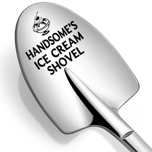 Handsomes Ice Cream Shovel, Funny Gifts for Men Husband Boyfriend Him