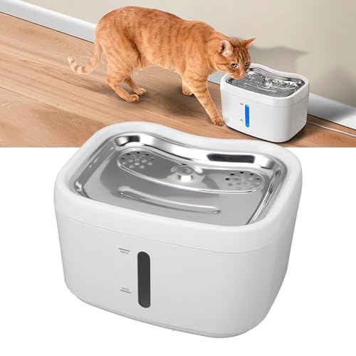 Fuente de agua automática para gatos 2.5L con filtro miniatura 5
