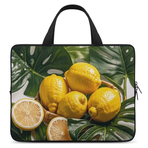 Sac ordinateur portable citrons tropicaux pour homme et femme
