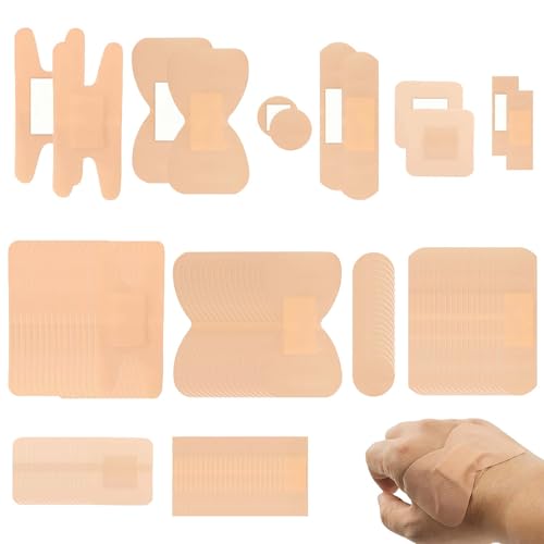 290 Unidades Punta Del Dedo Tiritas Cicatrizantes Punta Del Dedo Apositos Adhesivos Fingertip Elastic Apósitos Flexibles Para Las Puntas 6 Estilos Disponibles Excelente Absorción Alta Elasticidad