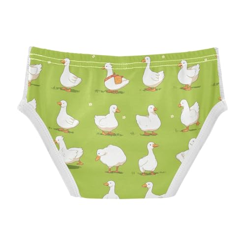visesunny Boys Potty Training Underwear Cute Cartoon White Goose Breathe Cotton Briefs Size 2T-8Y for Toddler2